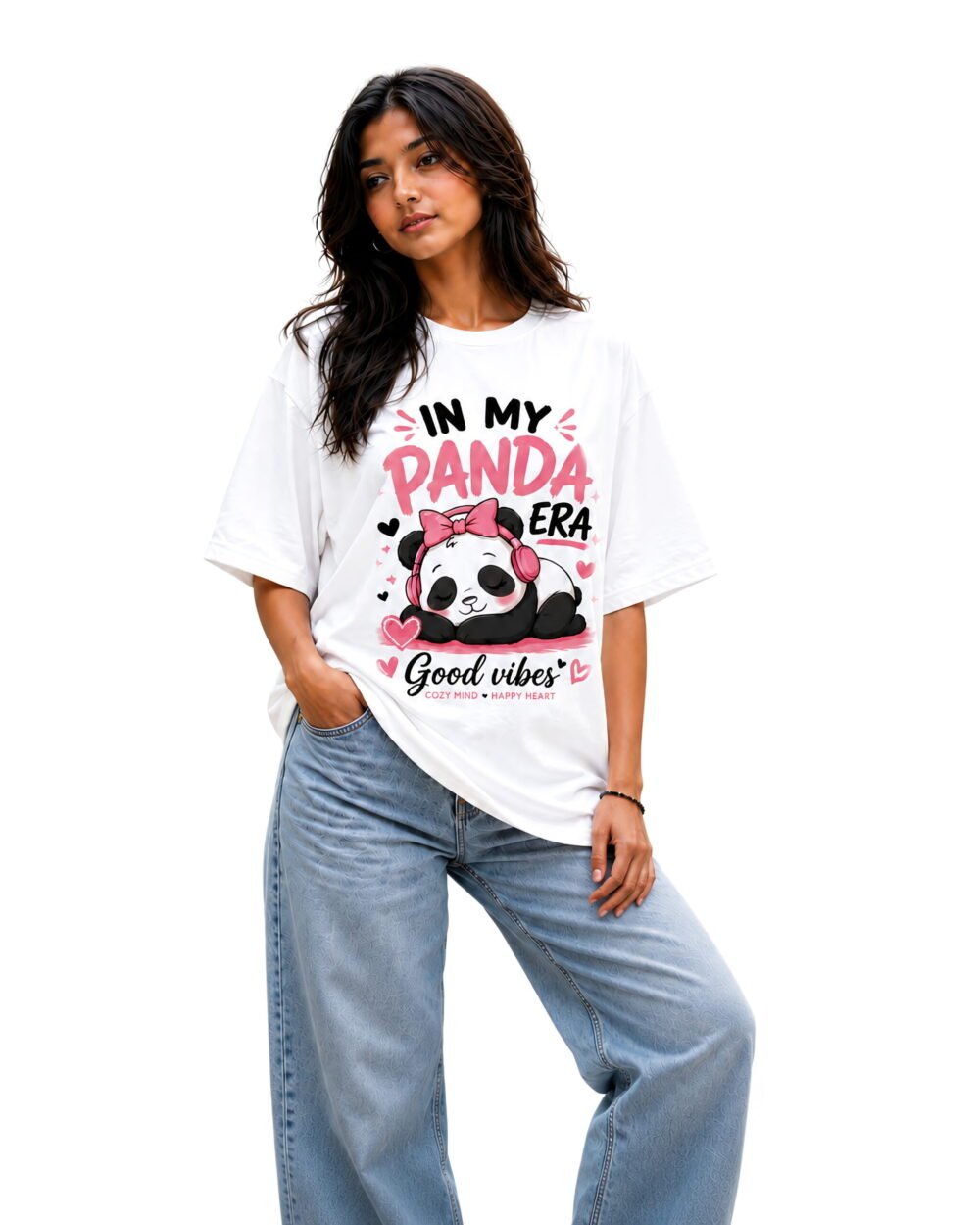 Panda Era | Good Vibes Oversized T-Shirt